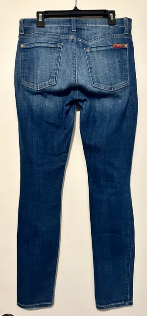 7 For All Mankind the ankle skinny jeans size 27 thumbnail 2