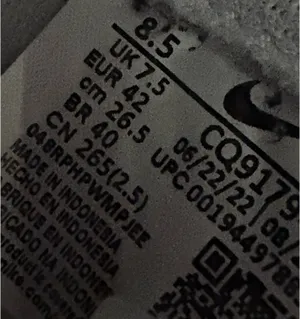 Nike white leather high tops with black swoosh thumbnail 5