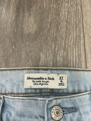 Abercrombie & Fitch The Ankle Straight Ultra High-Rise Jeans Size W27 thumbnail 3