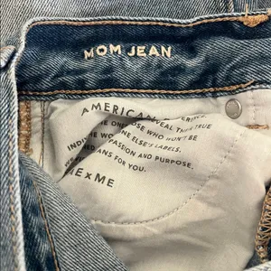 American Eagle Outfitters Light Blue Mom Jeans 4 Long thumbnail 5