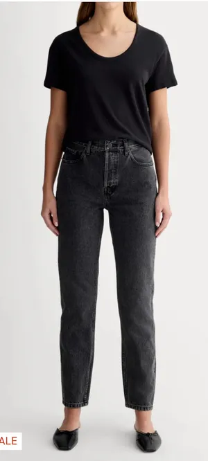 Everlane Black Jeans 90s Cheeky Sz 25 thumbnail 1