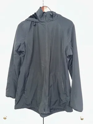 Duluth Trading Co Faux Fur Lined Hooded Full Zip Jacket L thumbnail 1