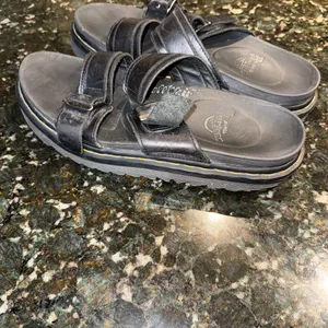 Dr Martens Myles Platform Slide‎ Sandals Black Athena Leather Women US Size 10 R thumbnail 6