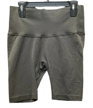 Ethos Brown‎ Ribbed Bike Shorts 7" inseam Size Large thumbnail 1