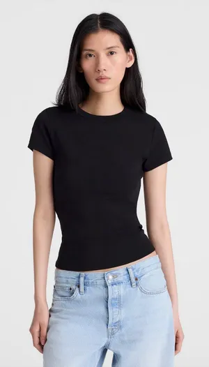 Madewell the '90s Crewneck Tee in Compact Cotton thumbnail 1