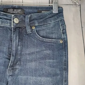 Judy Blue Straight Leg Dark Wash Jeans thumbnail 6