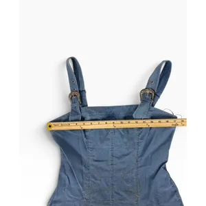 Beivy Women Denim Overall Jumper Dress Size L Blue Pinafore thumbnail 9