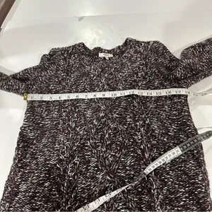 Madewell Firelight Wool Alpaca Blend Cable Knit Long‎ Sleeve Pullover Sweater S thumbnail 8