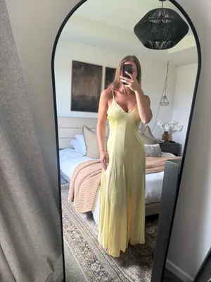 ZARA Slip Dress Satin  thumbnail 5