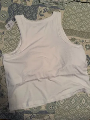 Loft Built in bra cropped tank thumbnail 2