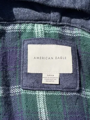 American Eagle Hooded Flannel thumbnail 10