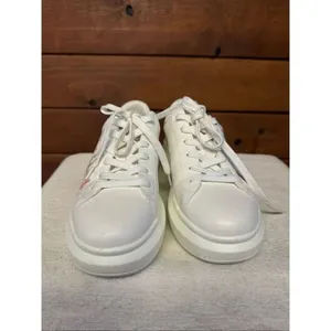 ALDO Women's Peono Floral Lace-Up Platform Sneakers Sz 7 thumbnail 7