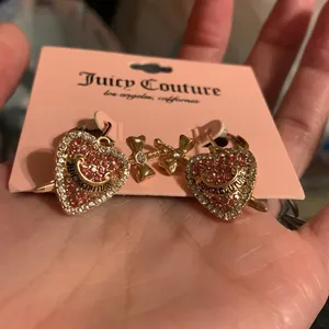 Juicy couture sword cross heart earrings thumbnail 4