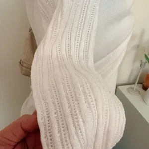 Sonoma White Thermal Waffle Knit Henley Top Long Sleeve Y2K Coquette Womens Size thumbnail 3