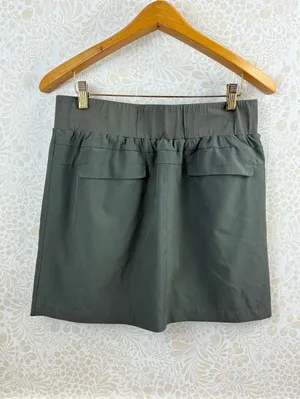 Quince Dark Olive Performance Lined Tech Skort - Size - Medium thumbnail 6