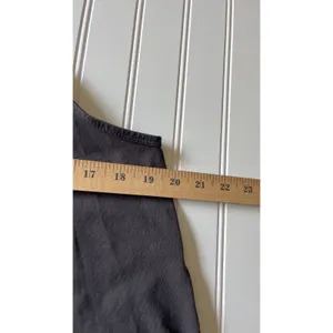Oufeiya Charcoal Gray Wide Leg Overalls Adjustable Straps Drop Crotch Jumpsuit M thumbnail 4