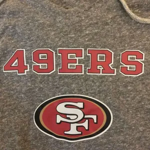 Women’s San Francisco 49ers pullover lightweight medium Gray thumbnail 2