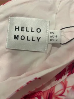 Hello Molly Sweetest Kind Mini Dress in Pink/White Floral NWT - Size: XS/2 thumbnail 4