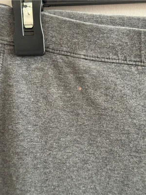 L.L.Bean Women’s Large Petite Gray Pull-On Stretch Knit Pants Straight Leg thumbnail 7