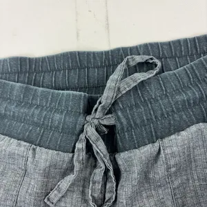 PrAna Pants Womens Small Gray Breathe Drawstring Waist Wide Leg Travel Chino thumbnail 8