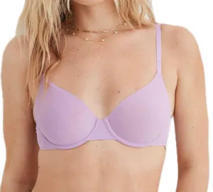 Aerie New SMOOTHEZ Microfiber Underwire Unlined Bra Lavender Lake Size 36C thumbnail 1