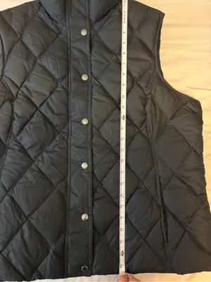 Lands’ End Diamond Down Vest Black XL 18-20 NWT 600 Fill Puffer thumbnail 10