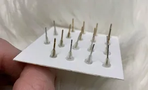 9 Pairs Gold faux Diamond Stud Earrings Bundle thumbnail 9