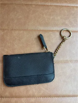 Marc Jacobs Saffiano leather top-zip coin pouch and card case thumbnail 3