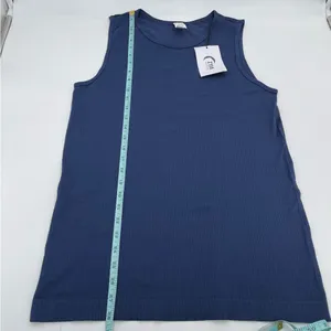 NEW Zyia Active Parallel Tank Top XXL Seamless Stretchy Ribbed Knit Navy Blue thumbnail 10