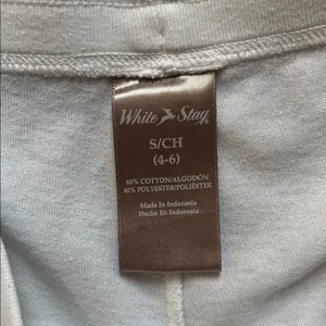 White Stag Women's White Drawstring Knit Bermuda Shorts thumbnail 4