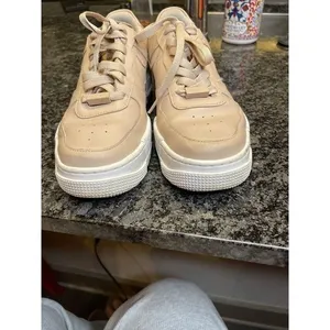 Nike Women's Size 10 Air Force 1 Pixel Particle Beige CK6649-200 Fast Ship thumbnail 6