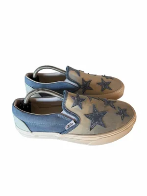 Vans NEW Unisex Starry Night Denim Classic Slip On Shoe Size 7 or 5.5 #260112 thumbnail 3