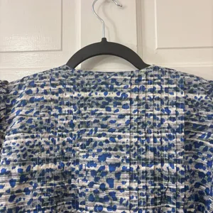 Hunter Bell Jenkins Puff Sleeve Statement Dress‎ M Resort Day Dress Oversize thumbnail 7