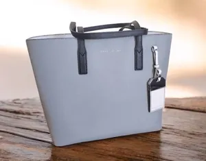 Marc Jacobs grey and white sidekick tote thumbnail 1