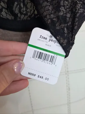 Free People Tameeka Underwire Bra in Black thumbnail 6