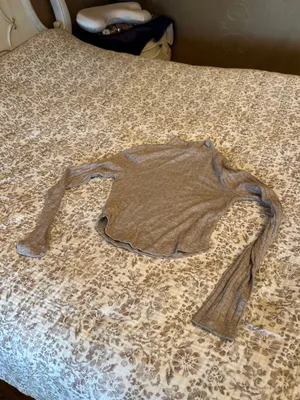 Beige Top Brown Size M thumbnail 5
