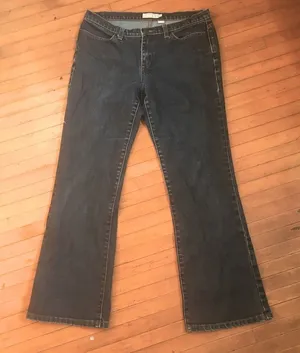 J Crew bootcut size 10 blue jeans thumbnail 1