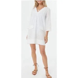 Tuckernuck Pomander Place Mini Carolina Caftan Coverup Dress Size Medium thumbnail 4