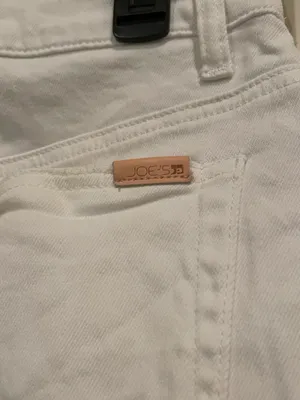 Joe’s Jeans White Denim Skirt 24 EUC thumbnail 3