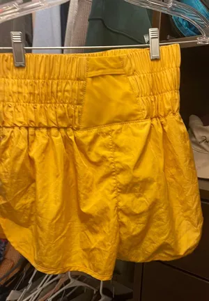 Free People Movement Gold Shorts thumbnail 3