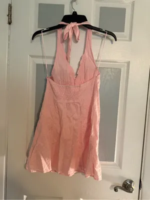 Kimchi Blue Urban Outfitters Charlotte Halter Neck Mini Dress thumbnail 4