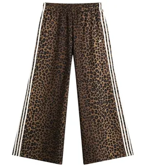 ADIDAS leopard printed oversized track pants thumbnail 1