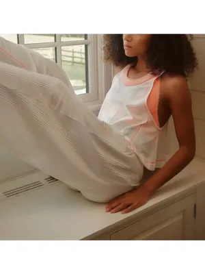 FREE PEOPLE NWT Weekender Lounge Set / Ivory Combo thumbnail 3