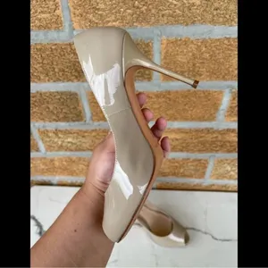 Casadei nude patent leather heels size 5 thumbnail 4