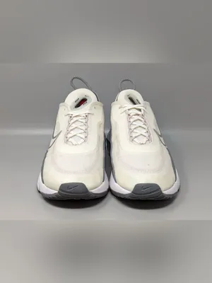 Nike Sneakers in White and Gray with Translucent Sole thumbnail 2