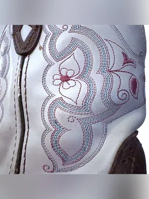 Justin Boots Gypsy Boots Size 9B Brown & Cream Western Cowgirl L9924 thumbnail 7