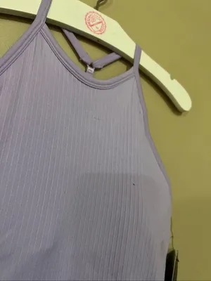 90 Degrees Purple Rib Seamless Tank Top Woman’s Size Medium New With Flaws thumbnail 3