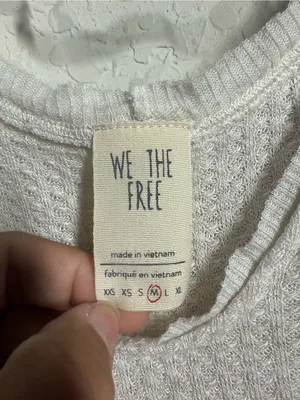 Free People We The Free Catalina Thermal Light Shirt Size Medium thumbnail 4