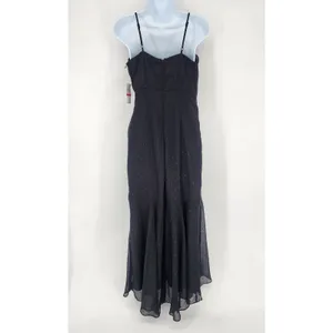 1. State Winter Muse Black Ruffle Sparkle Hi-Lo Dress NWT Women’s XS thumbnail 12