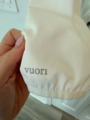 Vuori Women’s Outdoor Trainer Shell - White Linen Texture thumbnail 5
